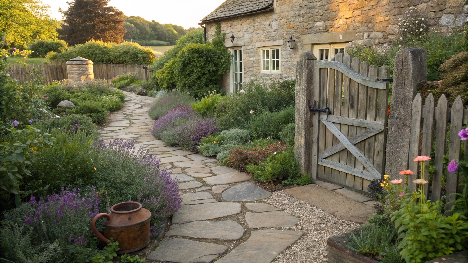 17 Cozy Country Flower Garden Landscaping Ideas for a Rustic Touch