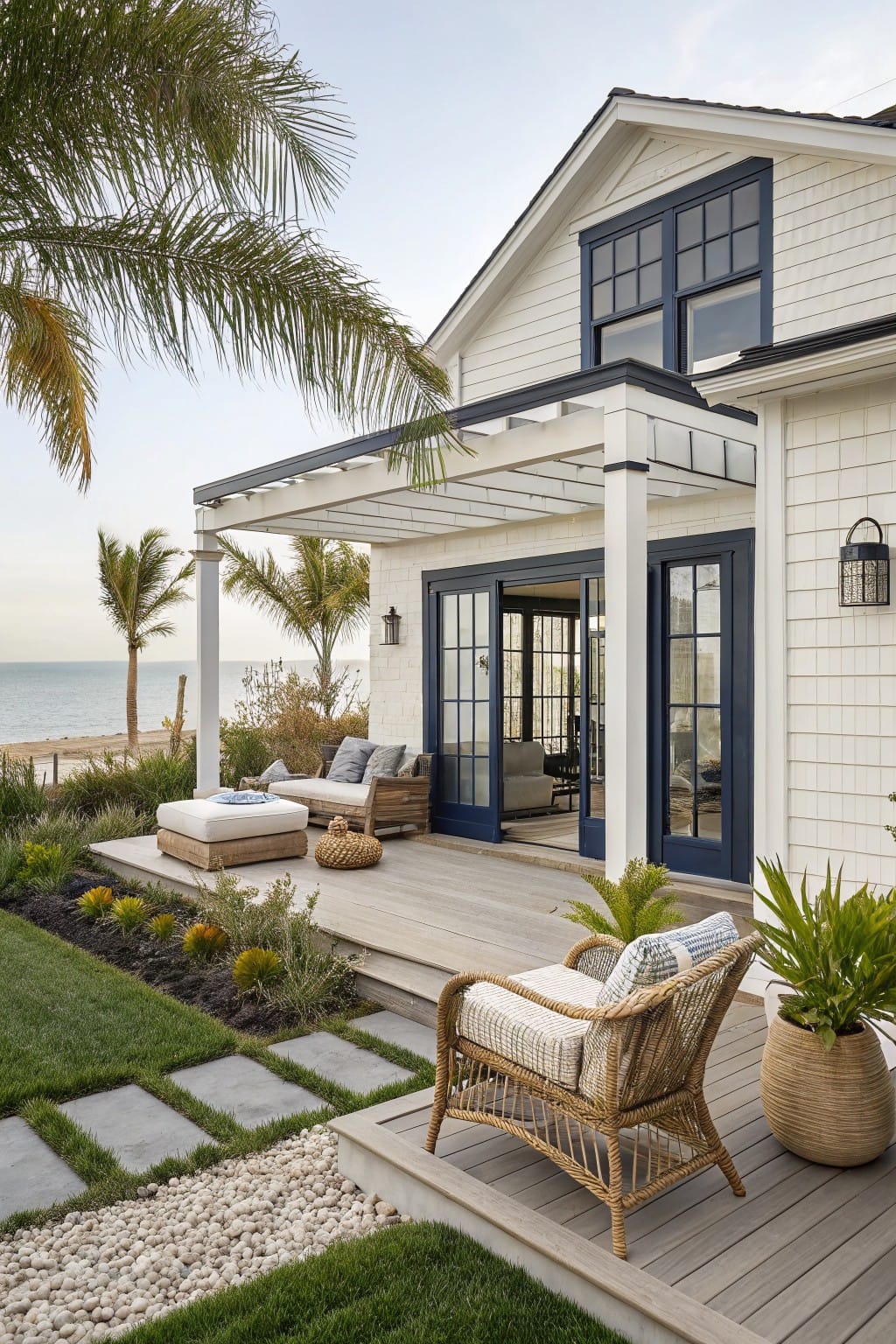 Covered Deck Off the House