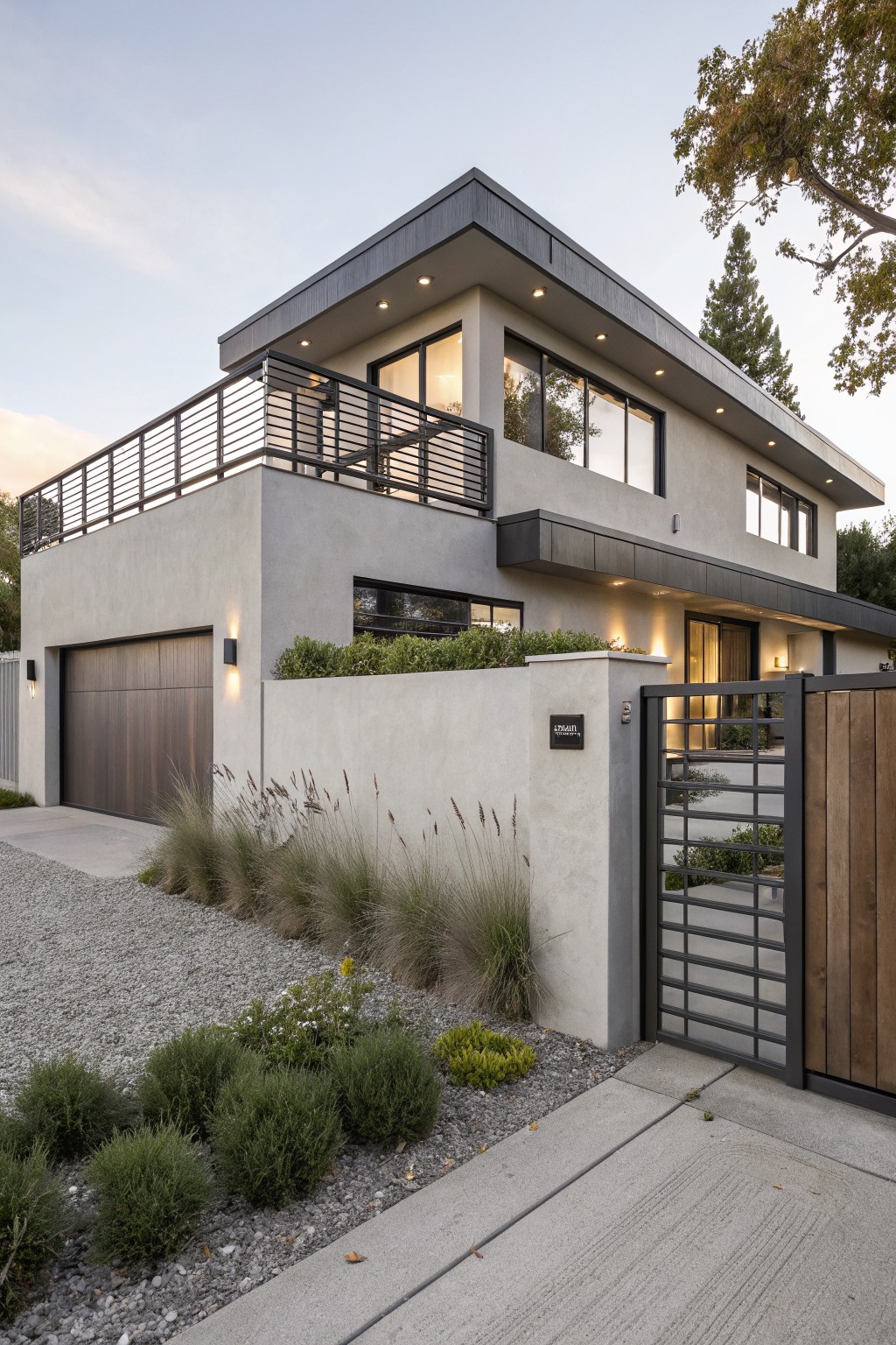 Modern Horizontal Bar Gate