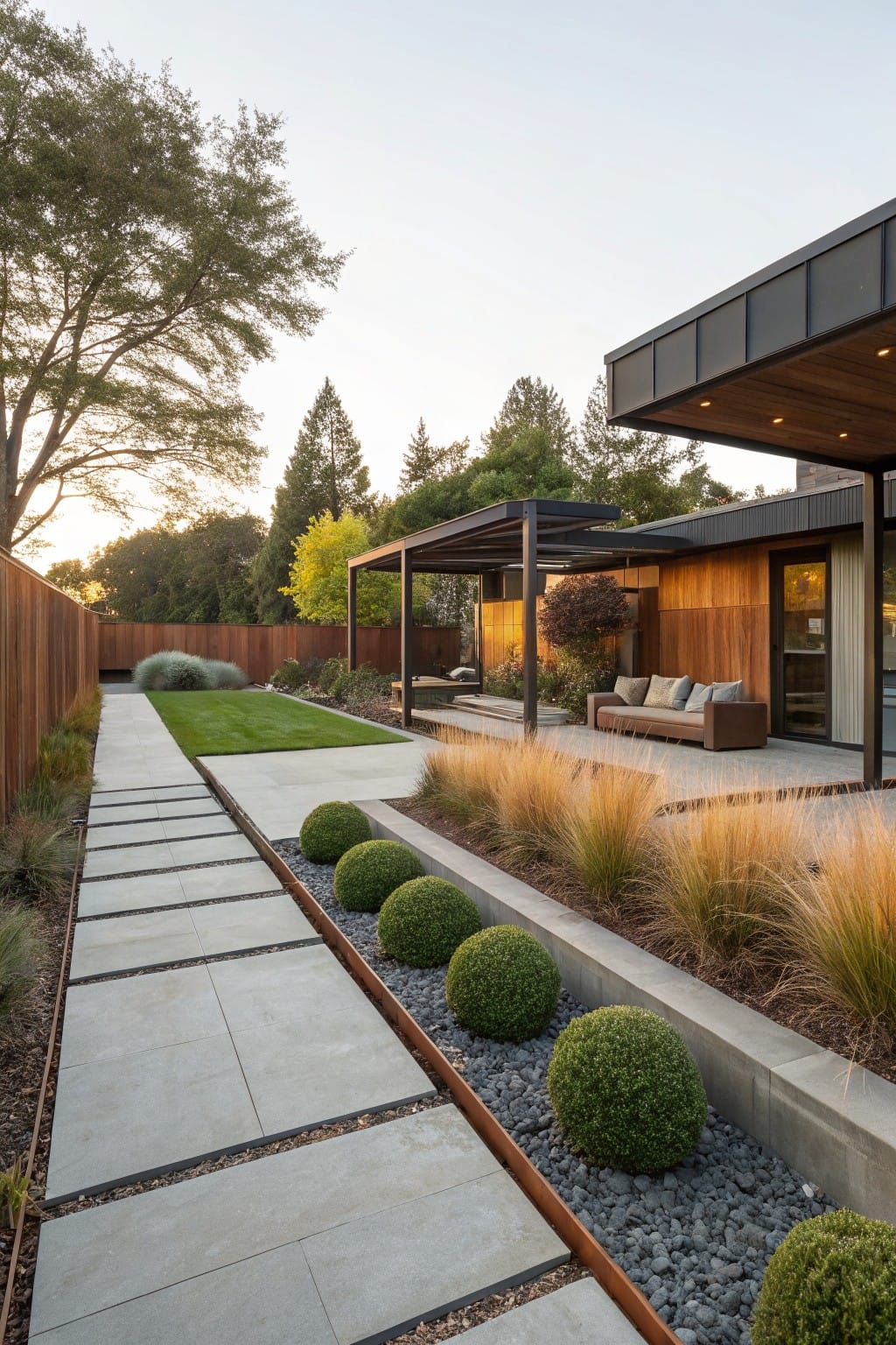 Raised Beds Edged in Steel