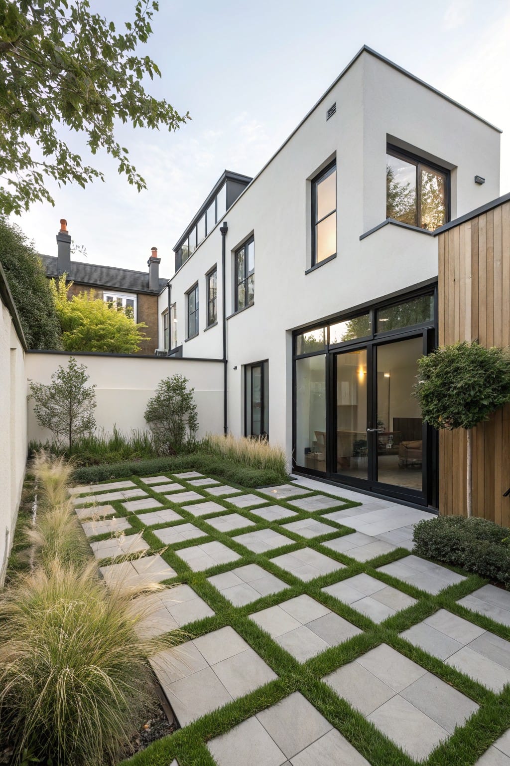 Pavers with Grass Between Them