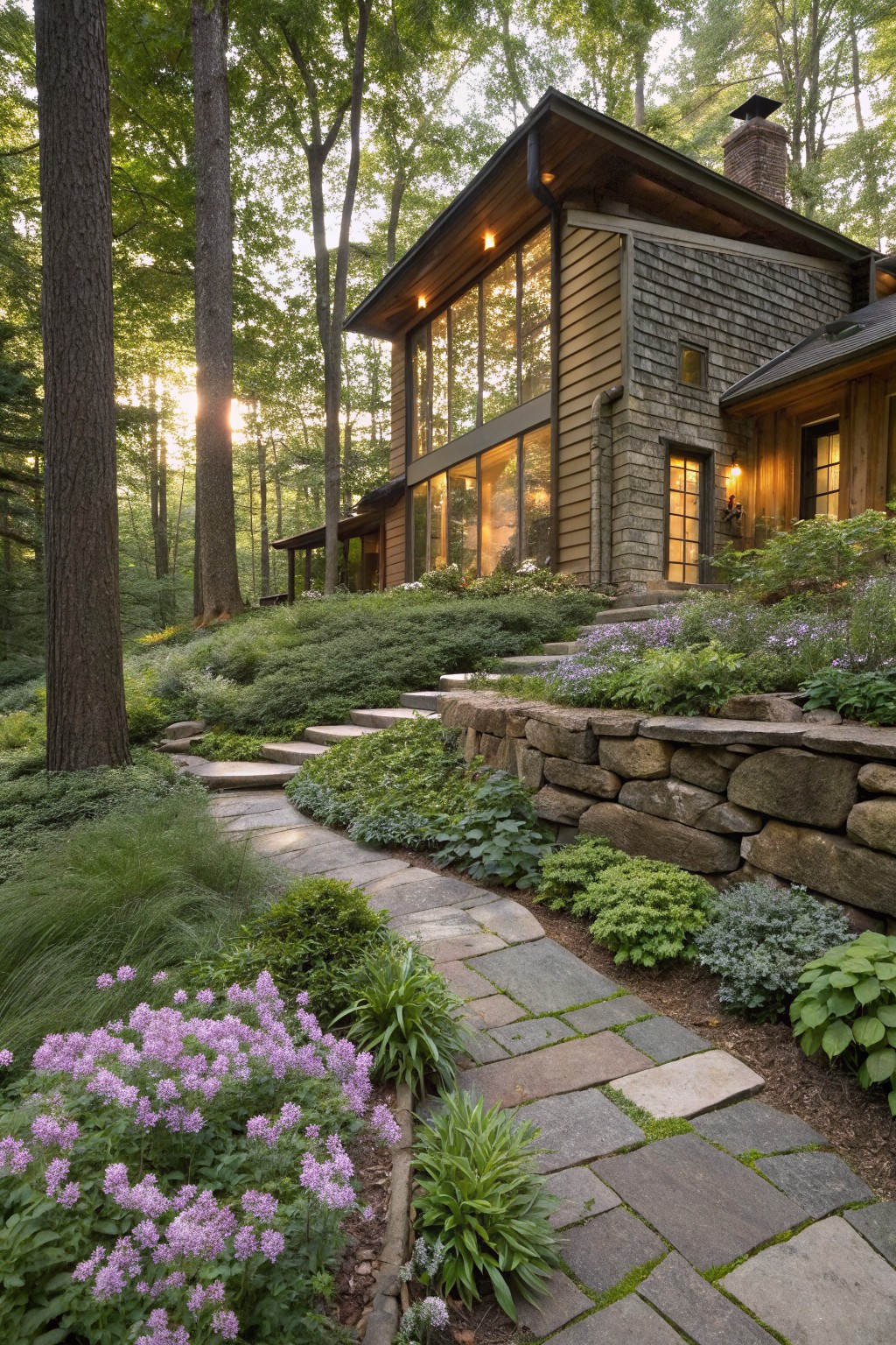 Phlox Along Stone Paths