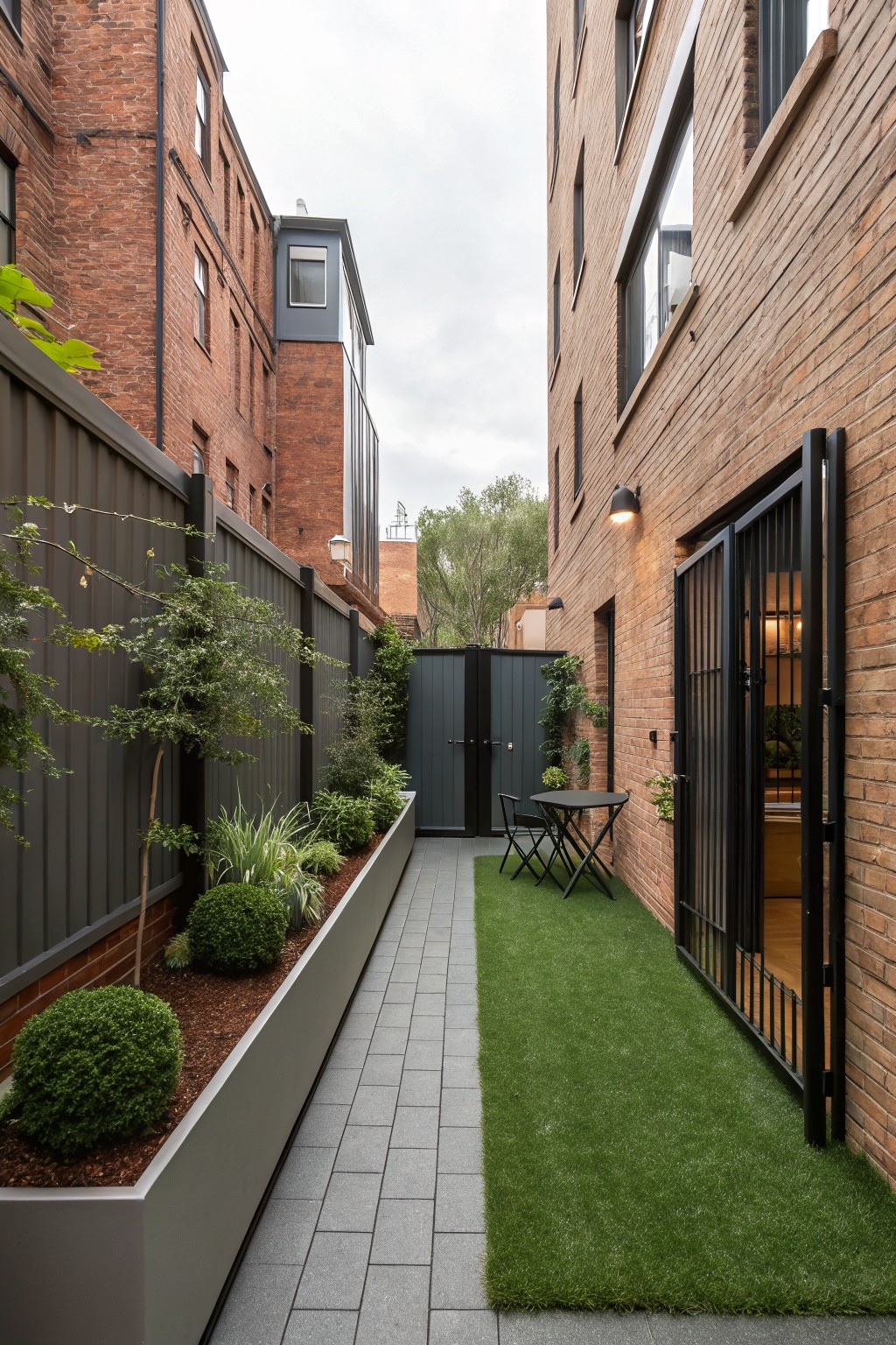 Artificial Grass in Narrow Yards