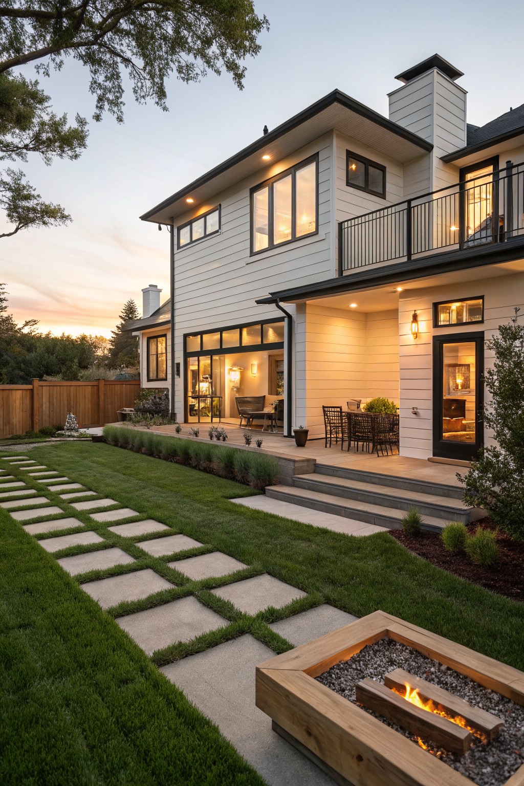 Paver Paths in Artificial Grass