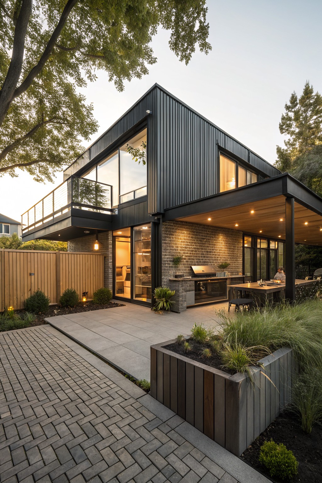 Corrugated Metal Garden Fences