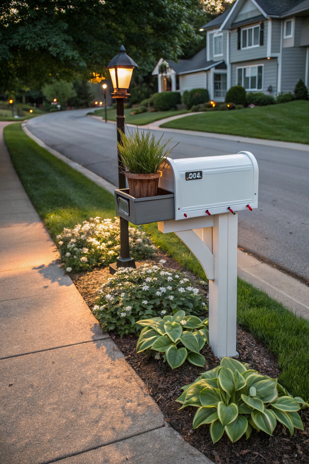 Add a Flower Pot to the Mailbox Post