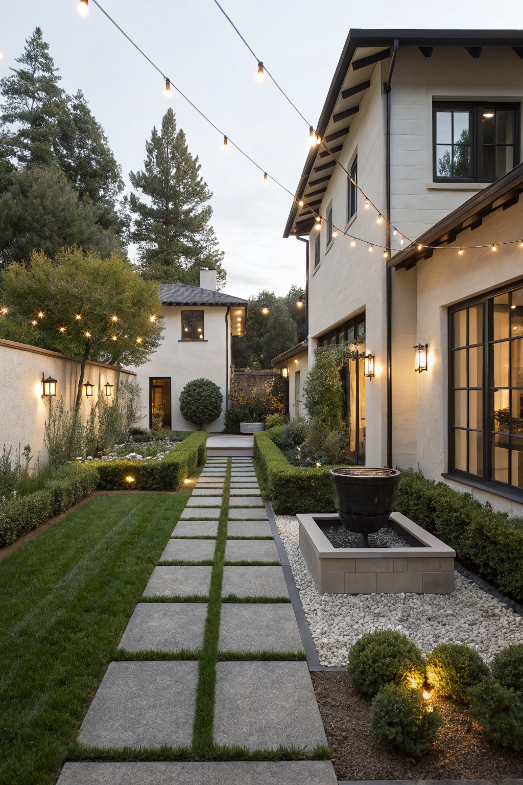 Paver Pathway Set in Grass