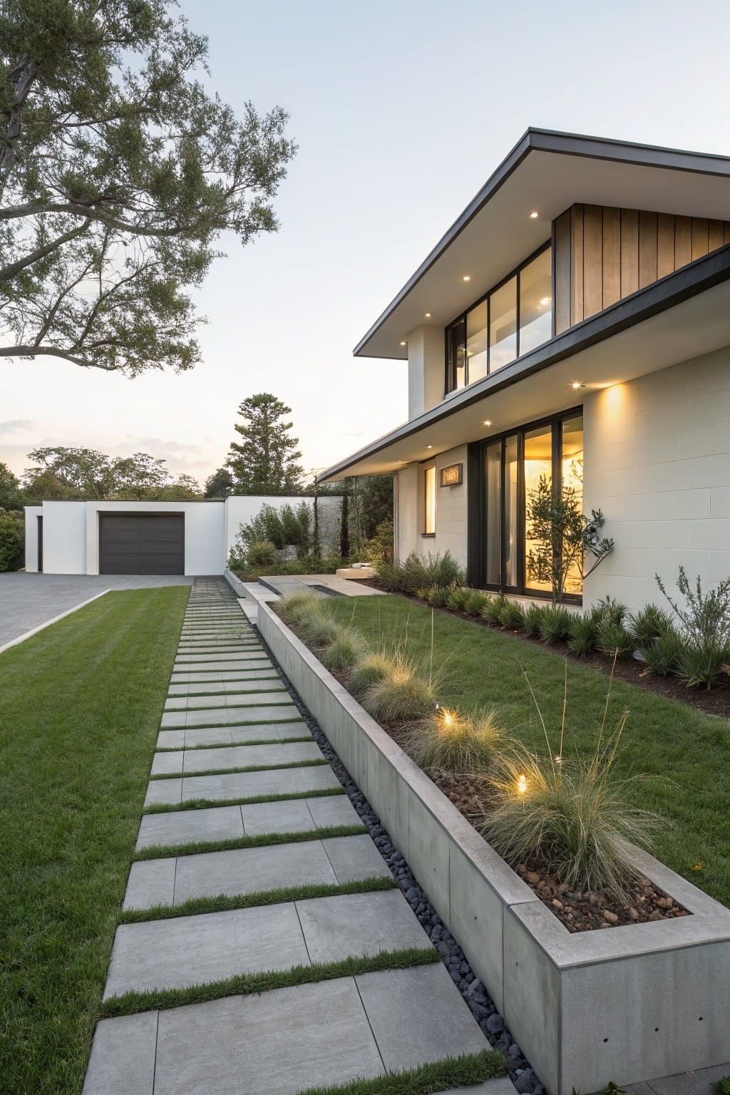 Concrete Edging for Flower Beds