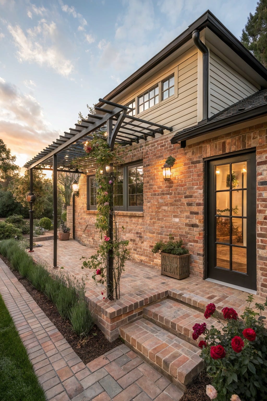 Pergola with Climbing Vines