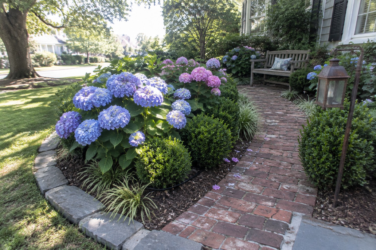 Simpl Designs 20 Low-Maintenance Hydrangea Landscaping Ideas for Easy Garden Beds